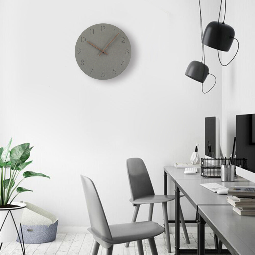 Wooden Living Room Clock