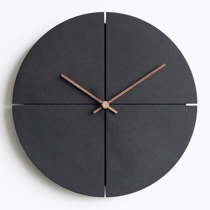 Wooden Living Room Clock