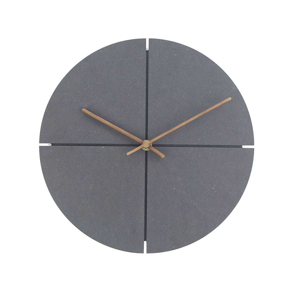 Wooden Living Room Clock