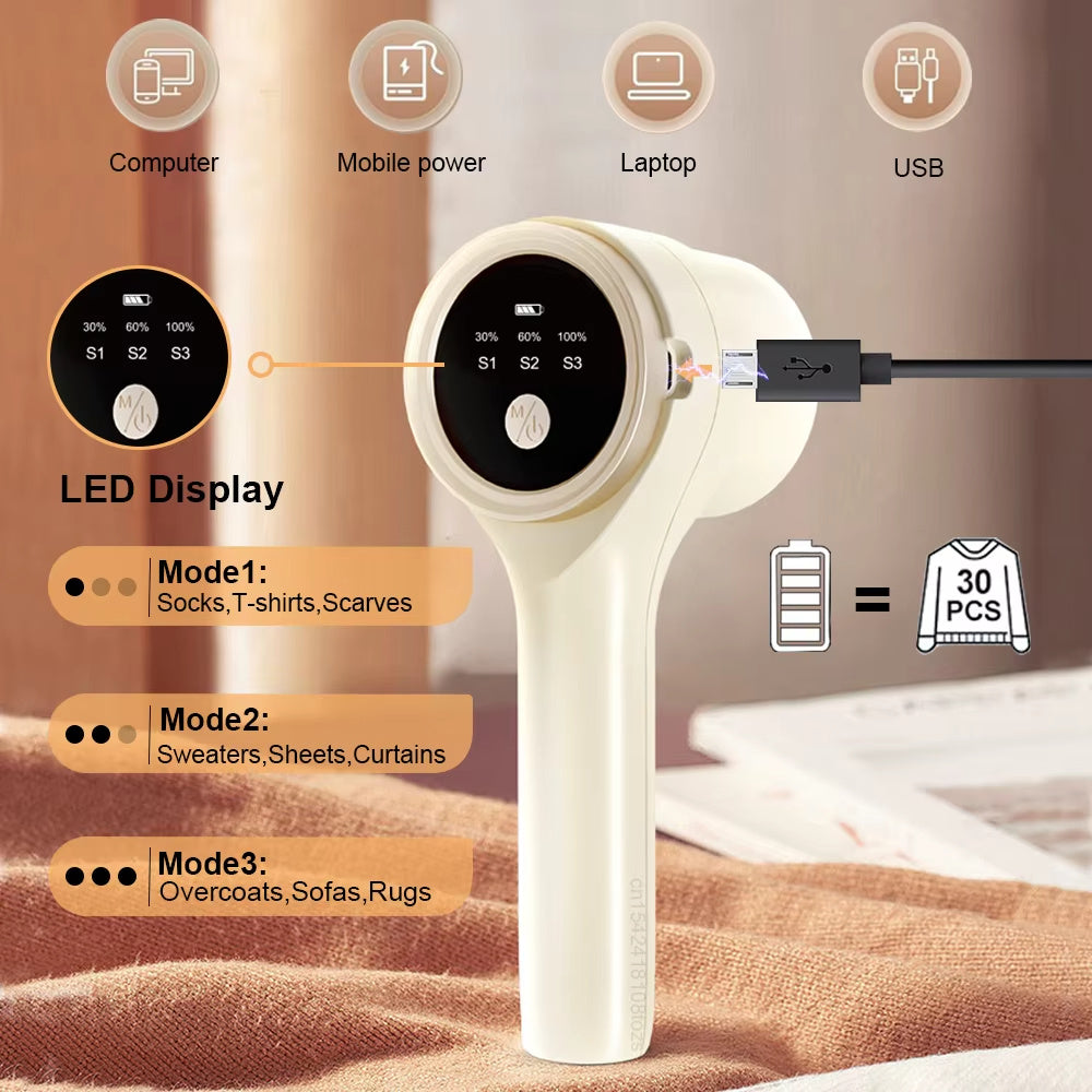 Rechargeable Fabric Shaver